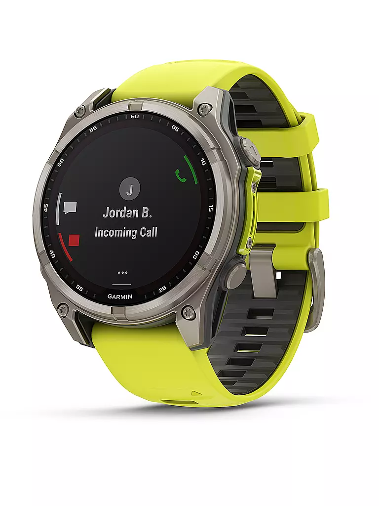 GARMIN | Smartwatch GPS multisport Fenix 8 Solar Sapphire 47 mm | Arancione