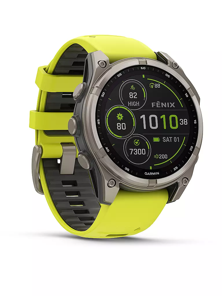 GARMIN | Smartwatch GPS multisport Fenix 8 Solar Sapphire 47 mm | Arancione