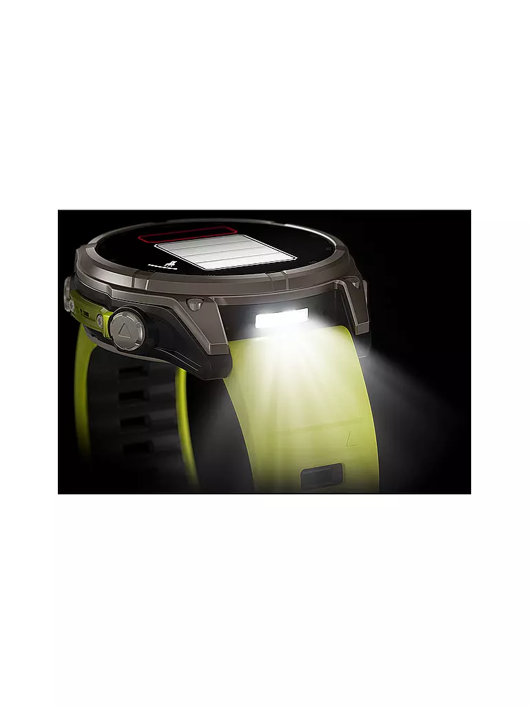 GARMIN | Smartwatch GPS multisport Fenix 8 Solar Sapphire 47 mm | Arancione