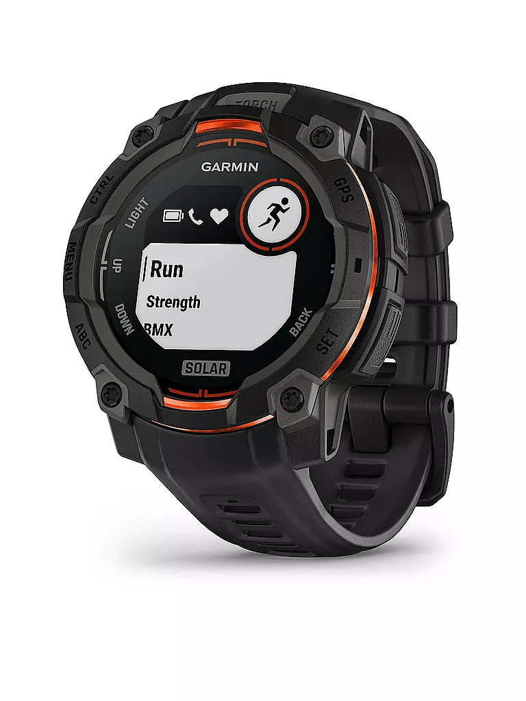 GARMIN | Smartwatch GPS multisport Instinct® 3 45mm Solar | Nero