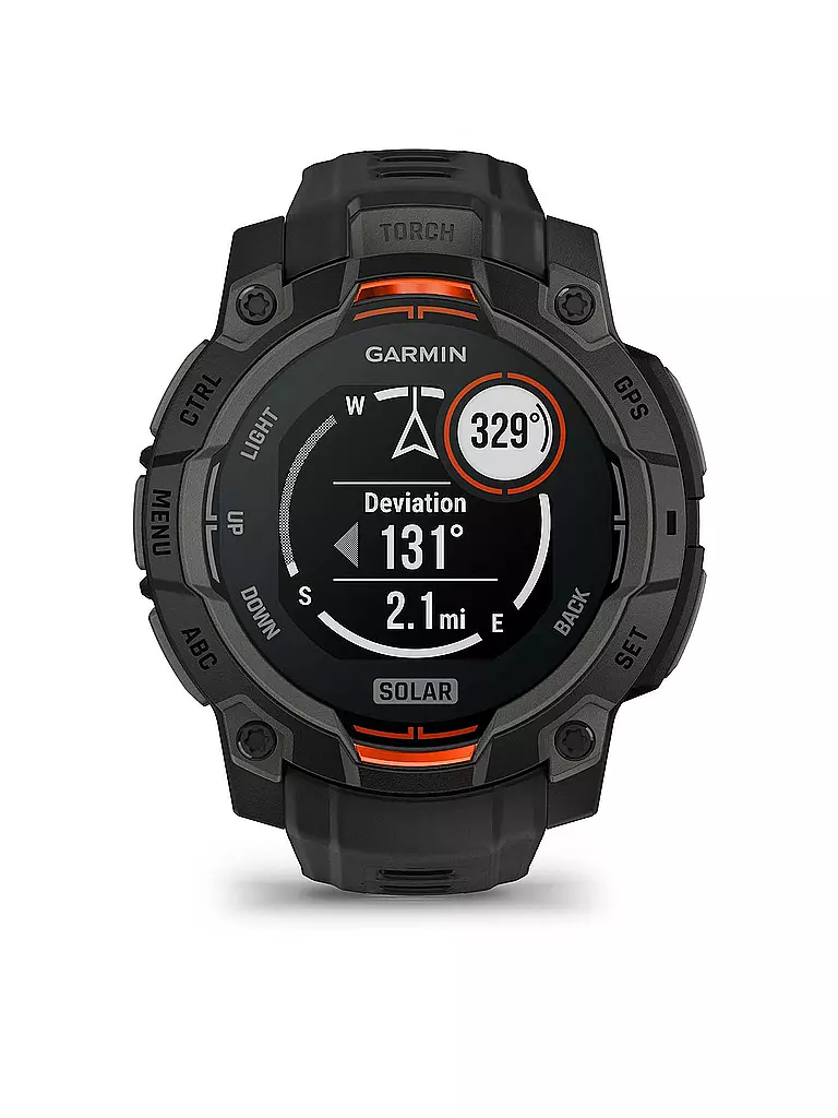 GARMIN | Smartwatch GPS multisport Instinct® 3 45mm Solar | Nero