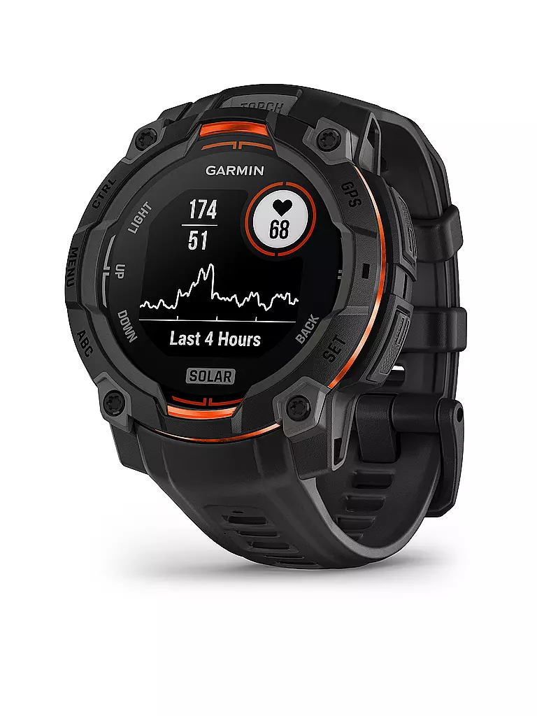 GARMIN | Smartwatch GPS multisport Instinct® 3 45mm Solar | Nero