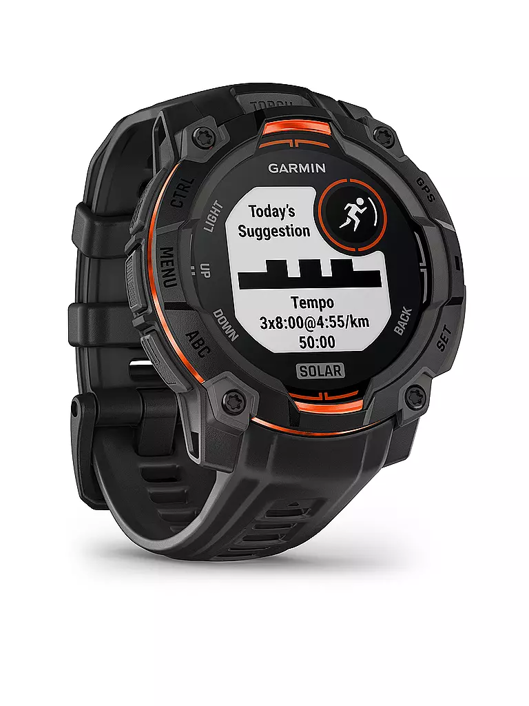 GARMIN | Smartwatch GPS multisport Instinct® 3 45mm Solar | Nero