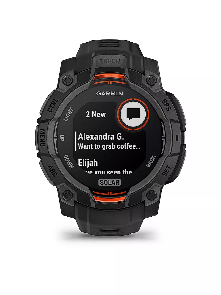 GARMIN | Smartwatch GPS multisport Instinct® 3 45mm Solar | Nero