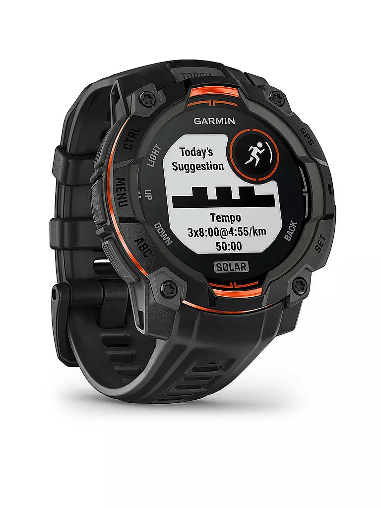 GARMIN | Smartwatch GPS multisport Instinct® 3 45mm Solar | Nero