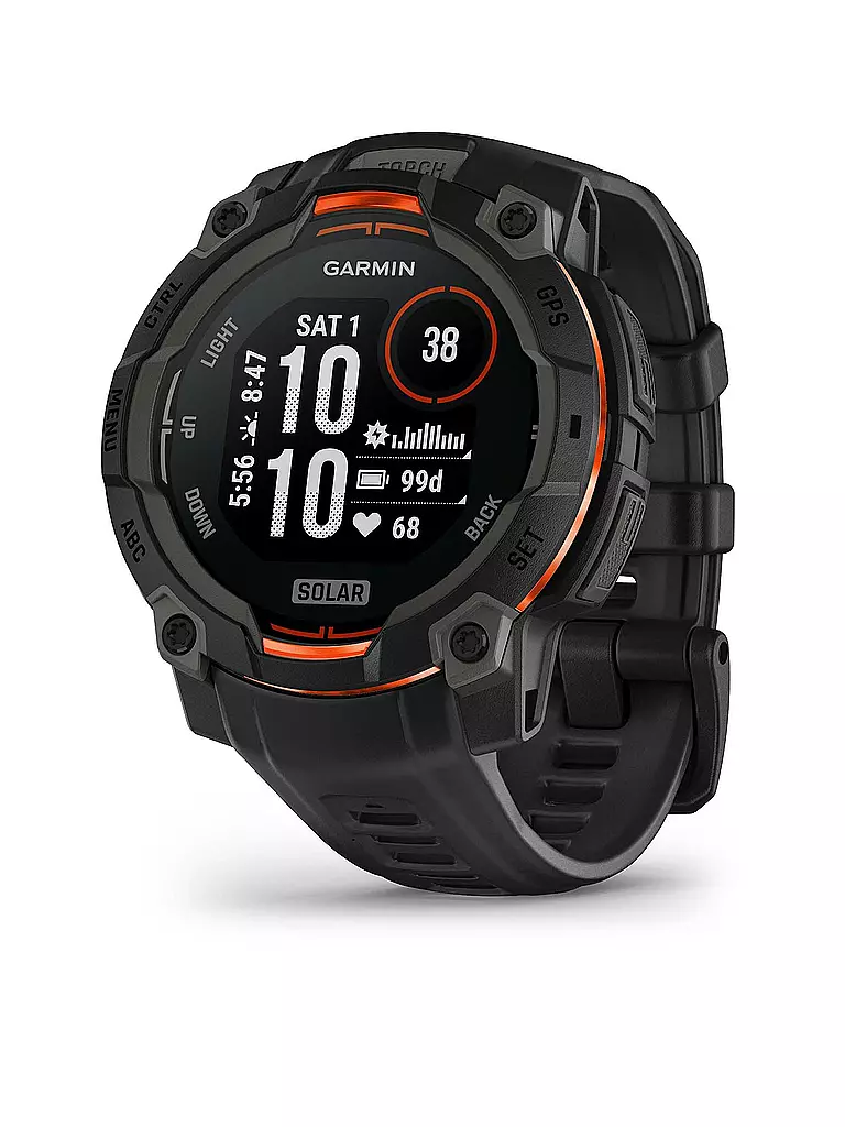 GARMIN | Smartwatch GPS multisport Instinct® 3 45mm Solar | Nero