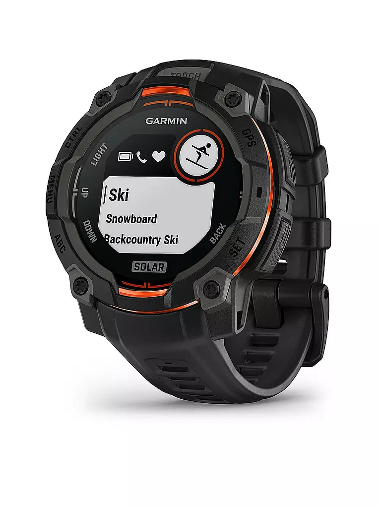 GARMIN | Smartwatch GPS multisport Instinct® 3 45mm Solar | Nero