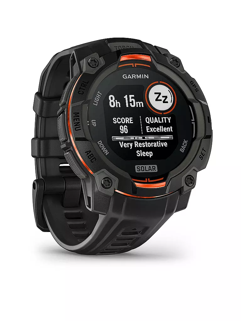 GARMIN | Smartwatch GPS multisport Instinct® 3 45mm Solar | Nero