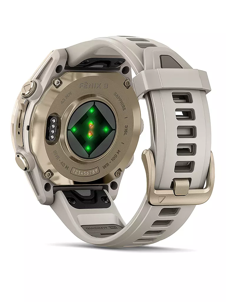 GARMIN | Smartwatch multisport GPS Fenix 8 Amoled Sapphire 43 mm |
