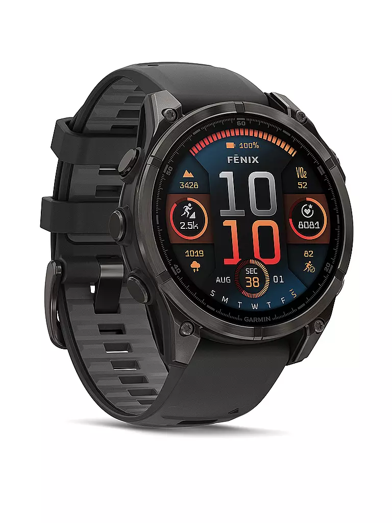 GARMIN | Smartwatch multisport GPS Fenix 8 Amoled Sapphire 47 mm | 