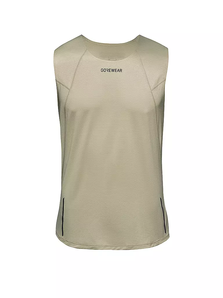 GOREWEAR | Canotta da running da uomo Contest 2.0 | Beige