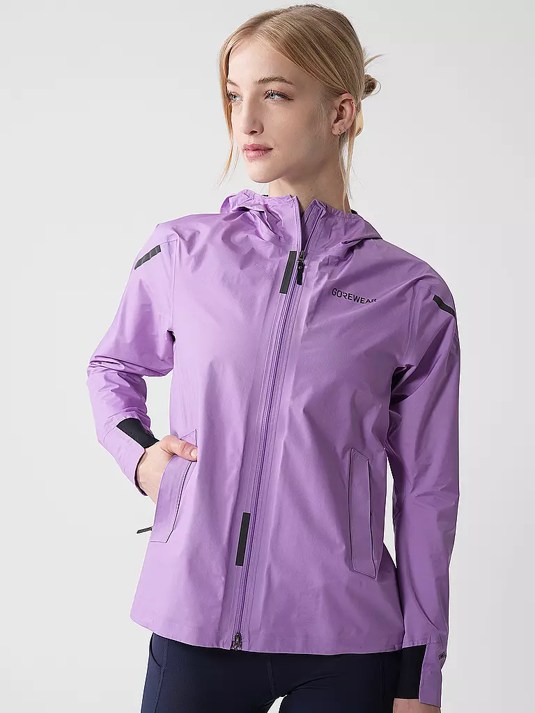 GOREWEAR | Damen Laufjacke Concurve Gore-Tex | Lilla