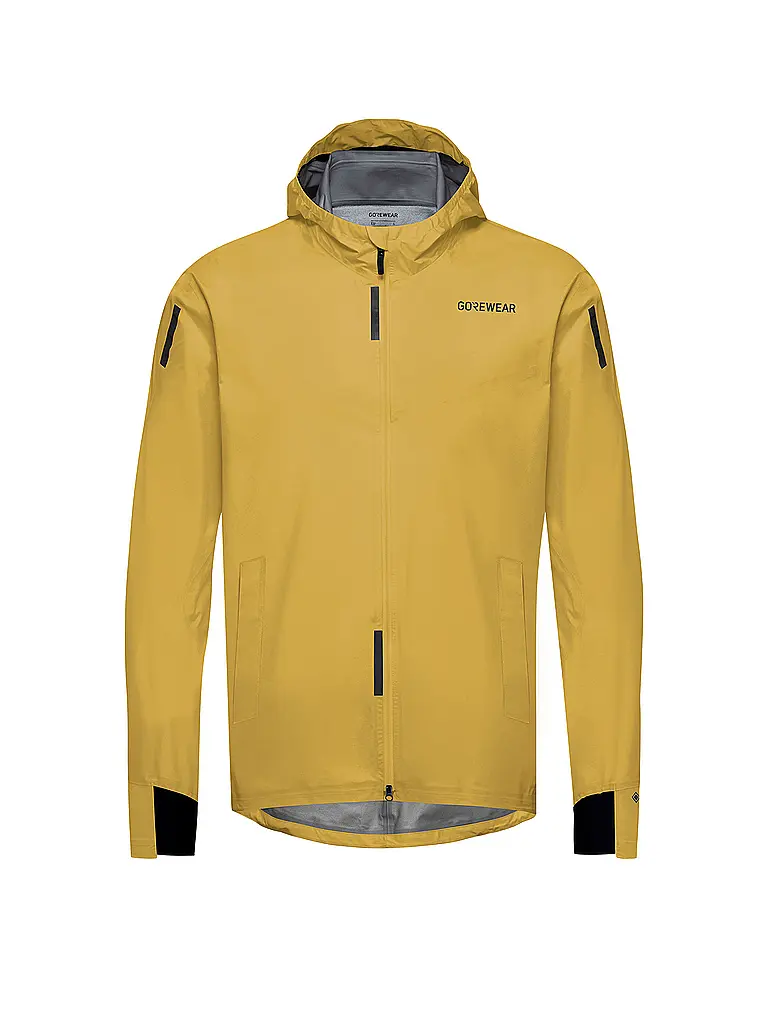 GOREWEAR | Giacca da running da uomo Concurve Gore-Tex | Senape