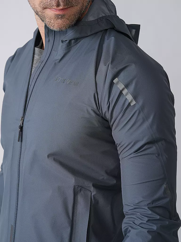 GOREWEAR | Giacca da running da uomo Concurve Gore-Tex | Grigio