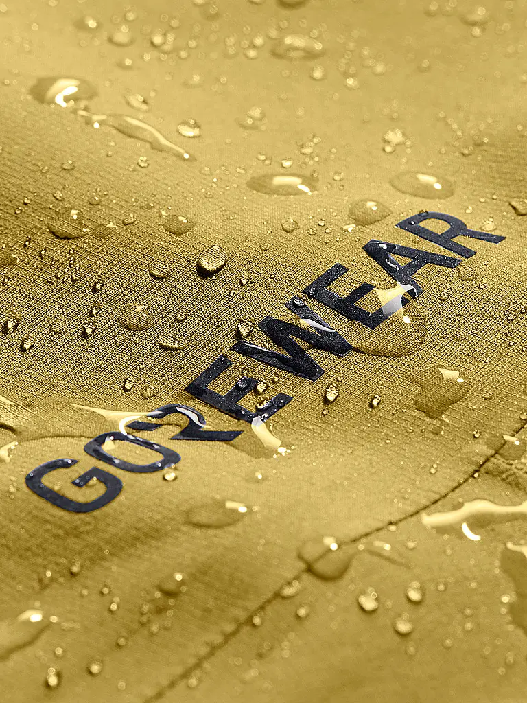 GOREWEAR | Giacca da running da uomo Concurve Gore-Tex | Senape