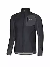 GOREWEAR | Giacca da running da uomo R3 Partial GORE® WINDSTOPPER® | Nero