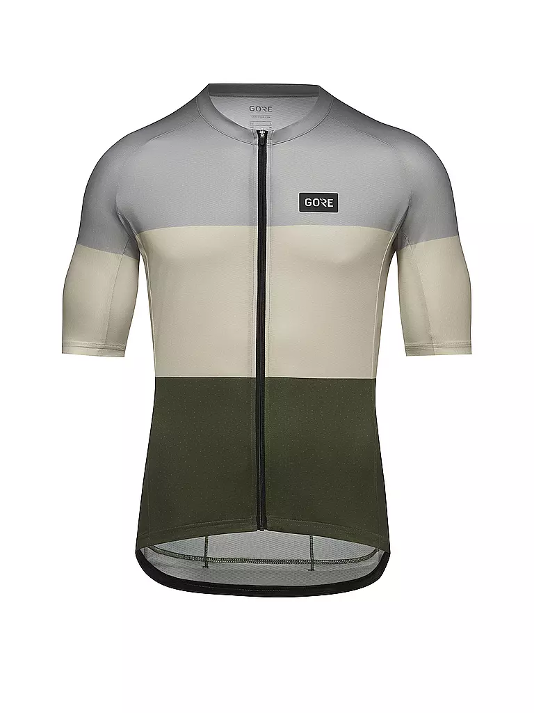 GOREWEAR | Herren Radtrikot Spirit Stripes | Grigio chiaro