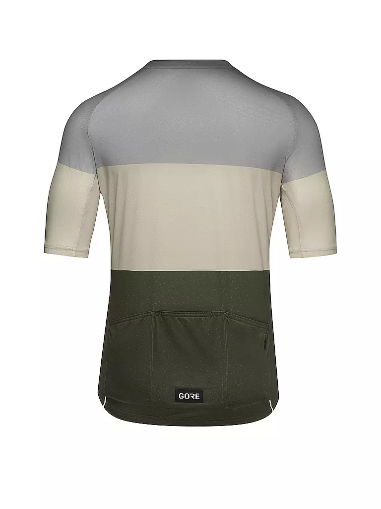 GOREWEAR | Herren Radtrikot Spirit Stripes | Grigio chiaro