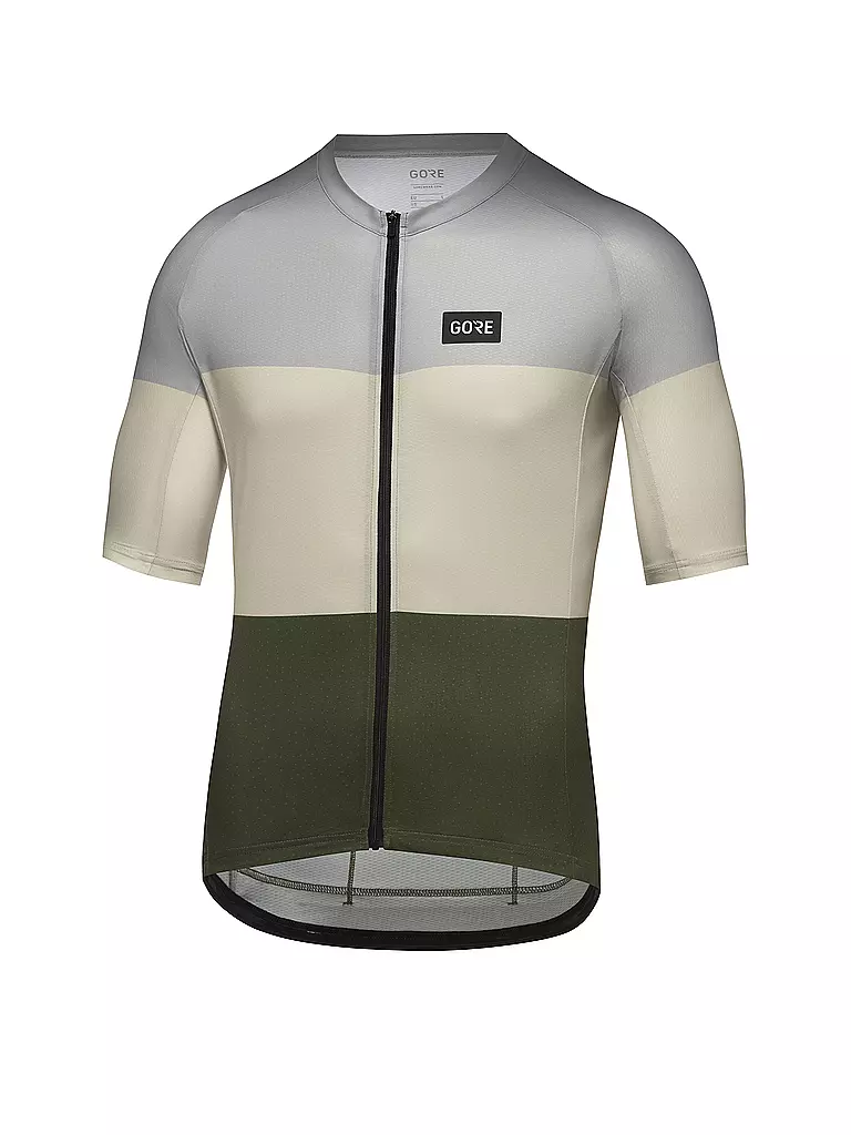 GOREWEAR | Herren Radtrikot Spirit Stripes | Grigio chiaro