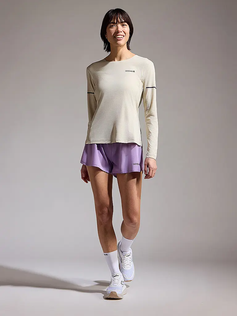 GOREWEAR | Maglietta da running da donna Contest 2.0 | Beige