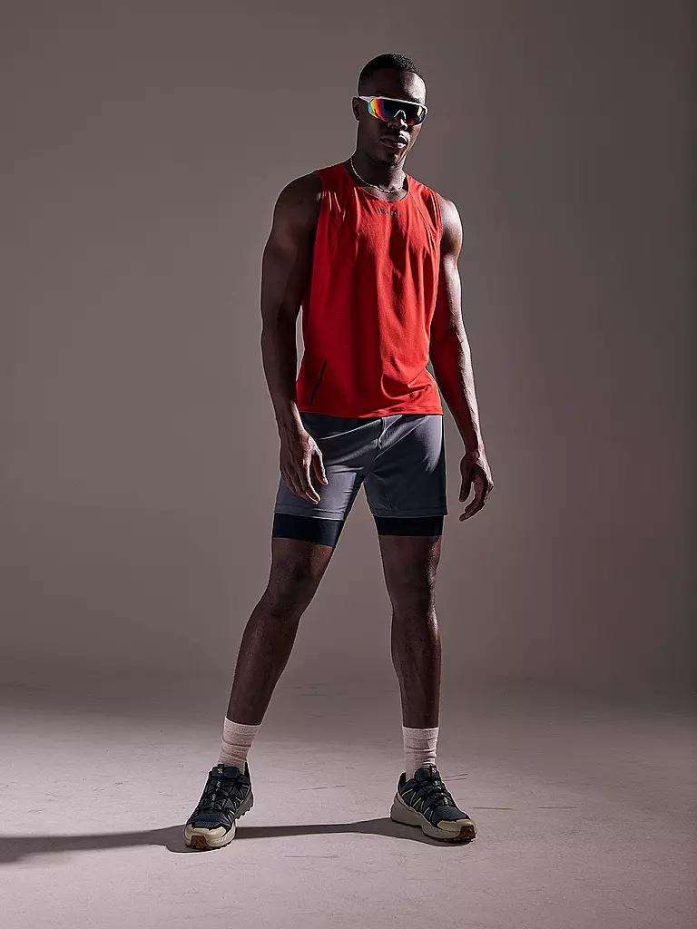 GOREWEAR | Pantaloncini da running da uomo Concurve 5 2in1 | Grigio