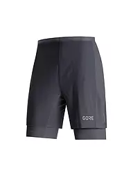 GOREWEAR | Pantaloncini da running da uomo R5 2IN1 | Nero