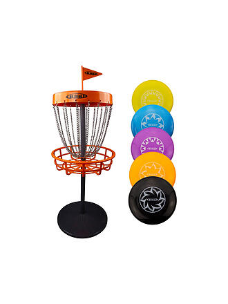 GURU | Guru Disc Golf Mini Basket-Set incl. 5 dischi