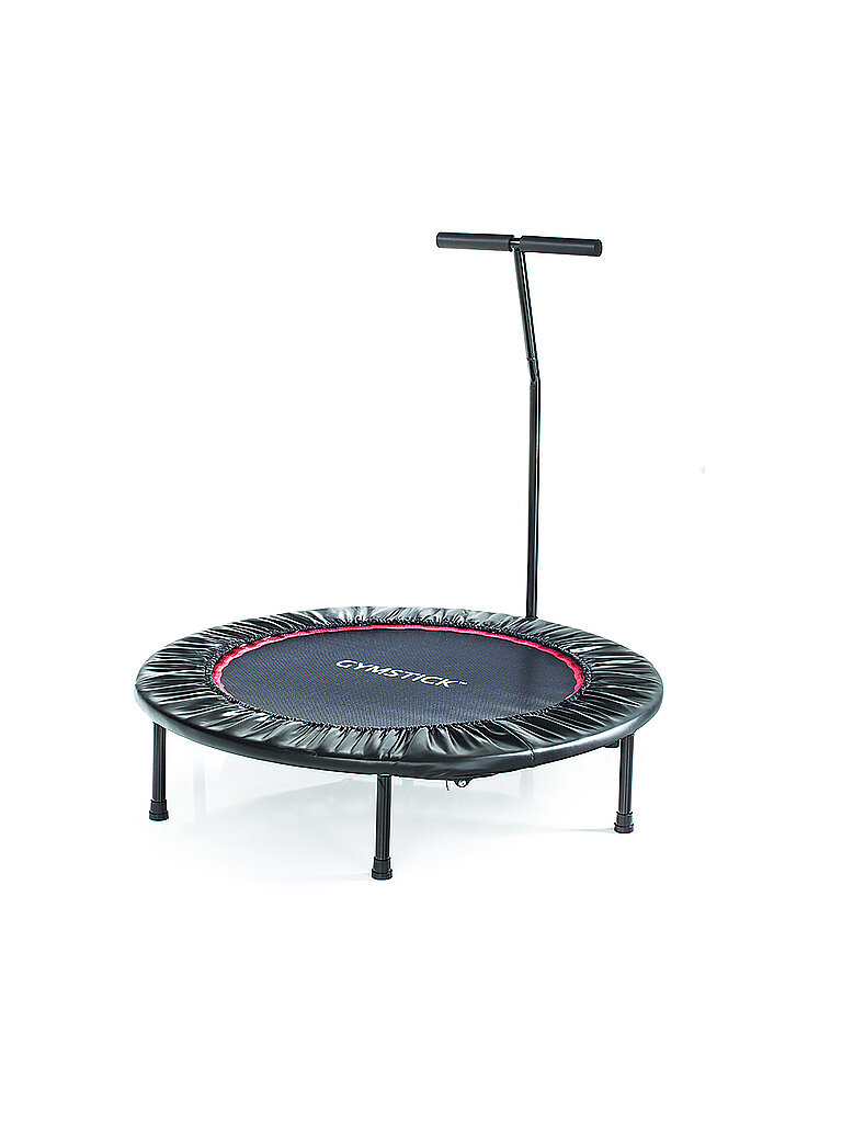 Fitness-trampolino con maniglia nero