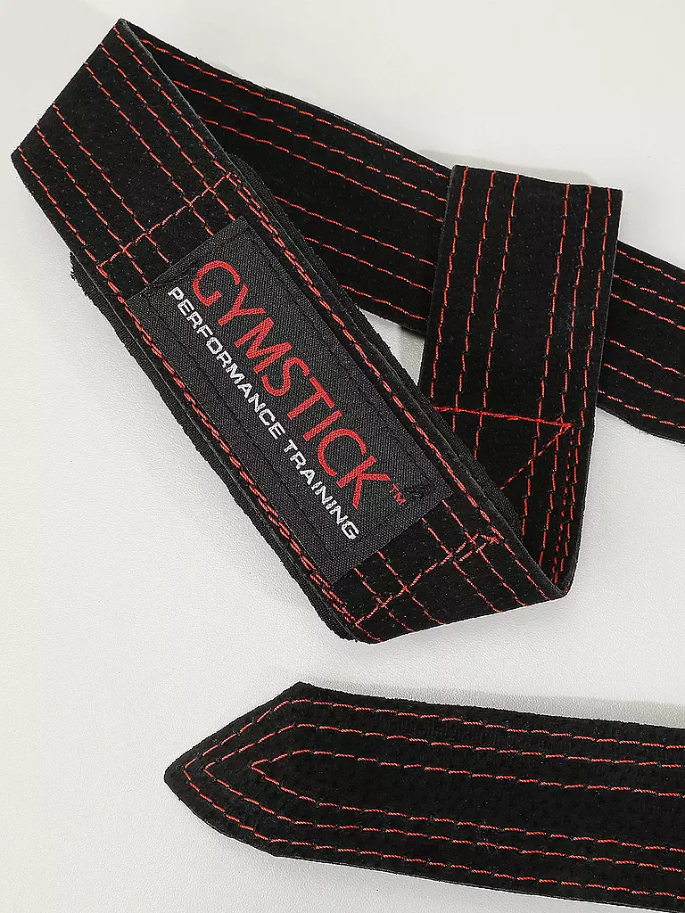 GYMSTICK | Cinghie di sollevamento in pelle | Nero