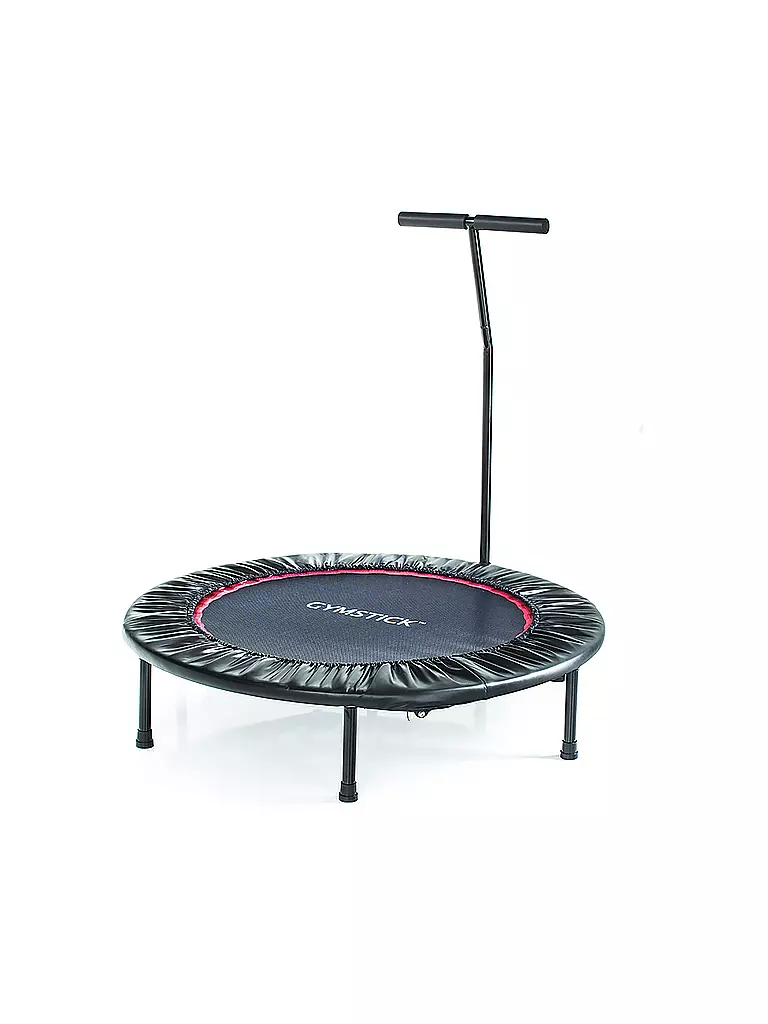 GYMSTICK | Fitness-trampolino con maniglia | Nero