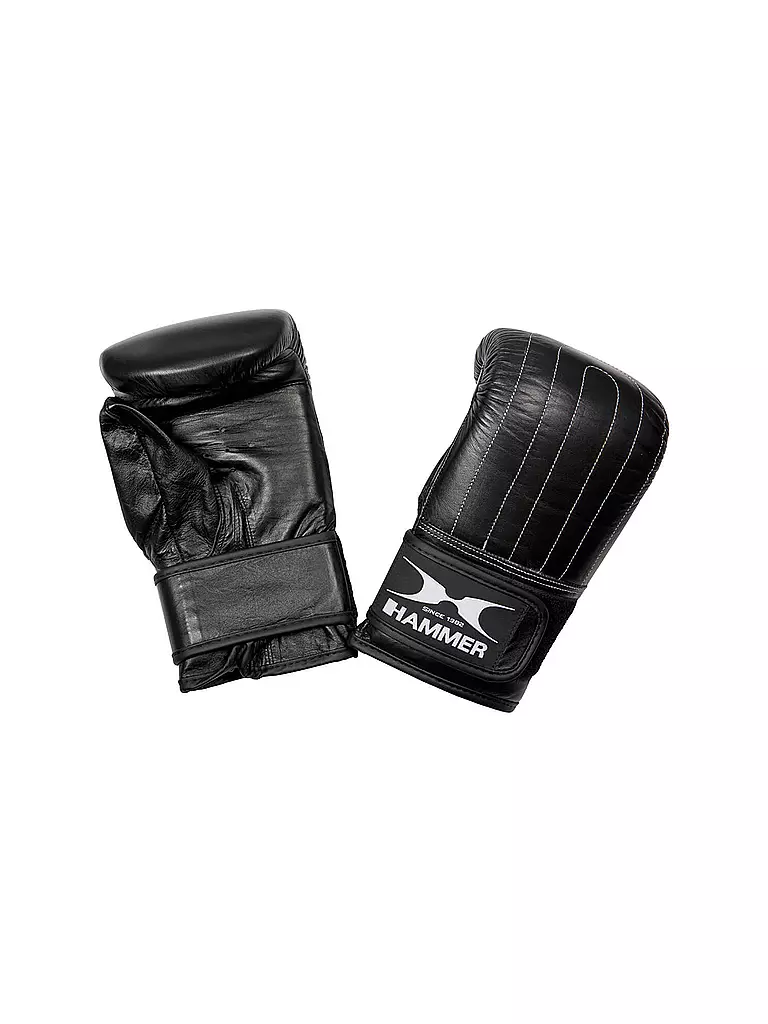 HAMMER | Guantoni da boxe per sacco da allenamento Punch | Nero