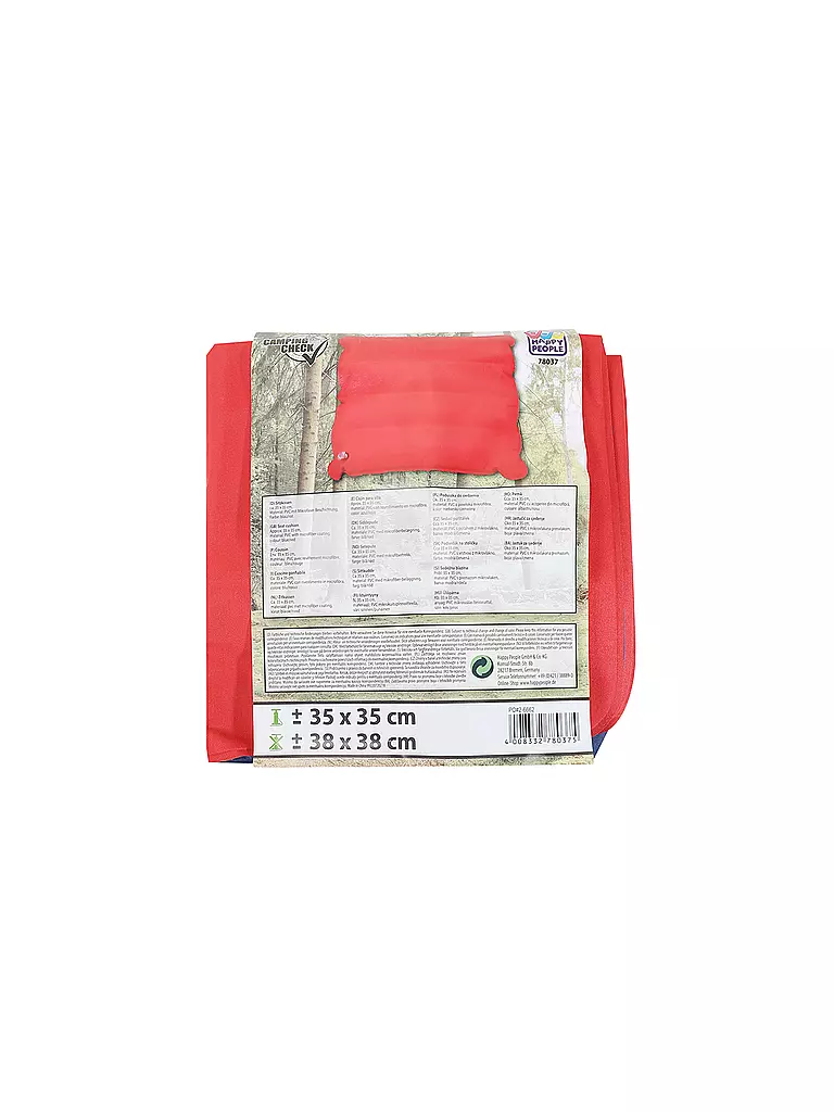 HAPPY PEOPLE | Cuscino per seduta in cotone | Senza colore