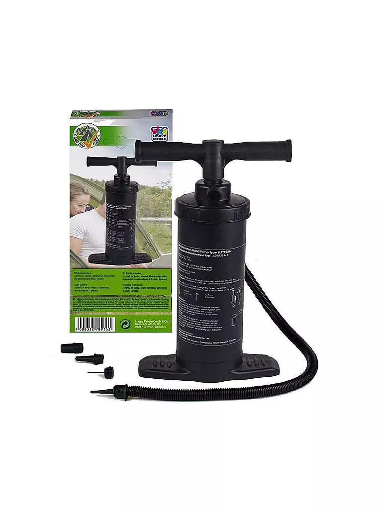 HAPPY PEOPLE | Pompa a doppia azione | Senza colore