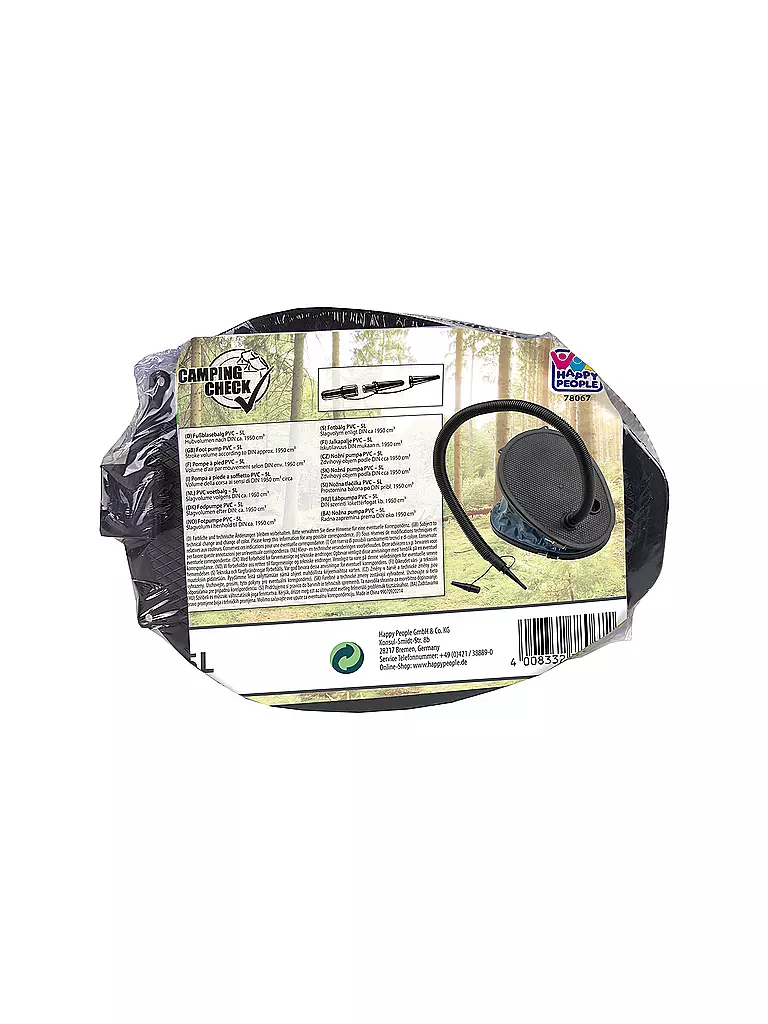 HAPPY PEOPLE | Pompa a pedale |