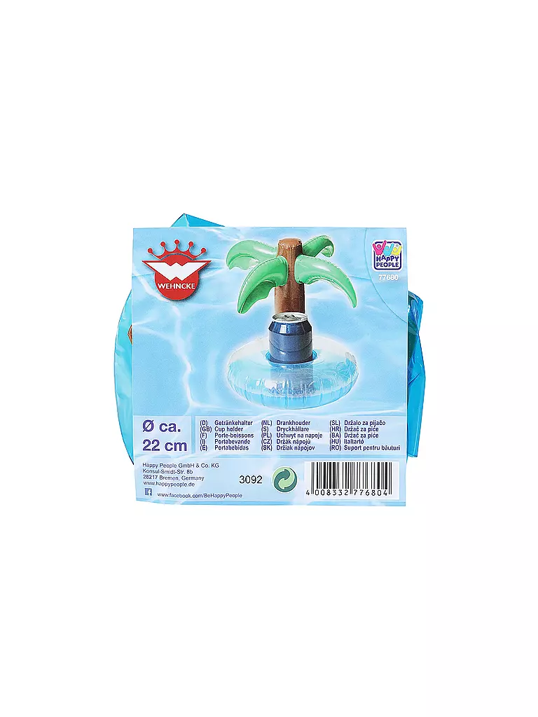 HAPPY PEOPLE | Portabevande Isola di Palme | Senza colore