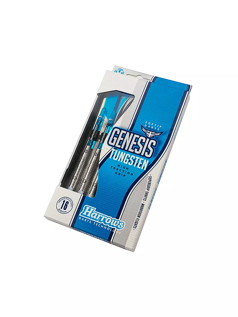 HARROWS | Dartpfeil Softip Genesis Tungsten | Blu