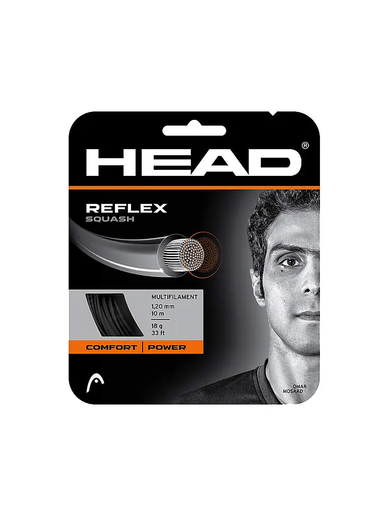 HEAD | Corda da squash Reflex | Nero