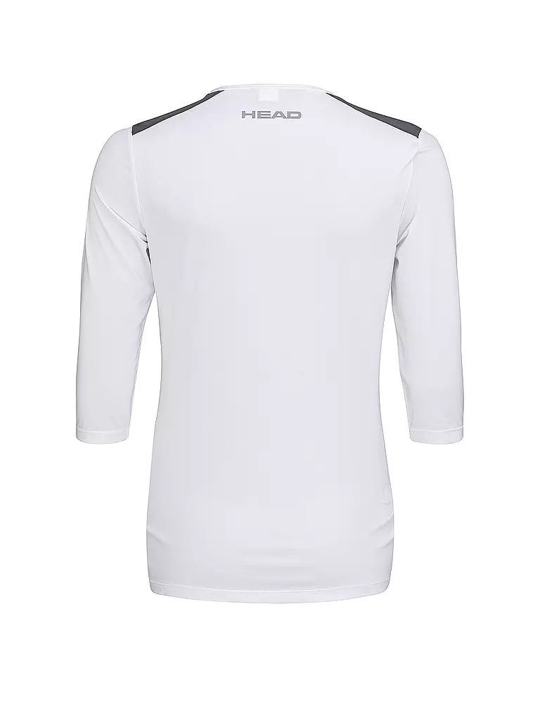 HEAD | Damen Tennisshirt Club 22 Tech 3/4 | Bianco