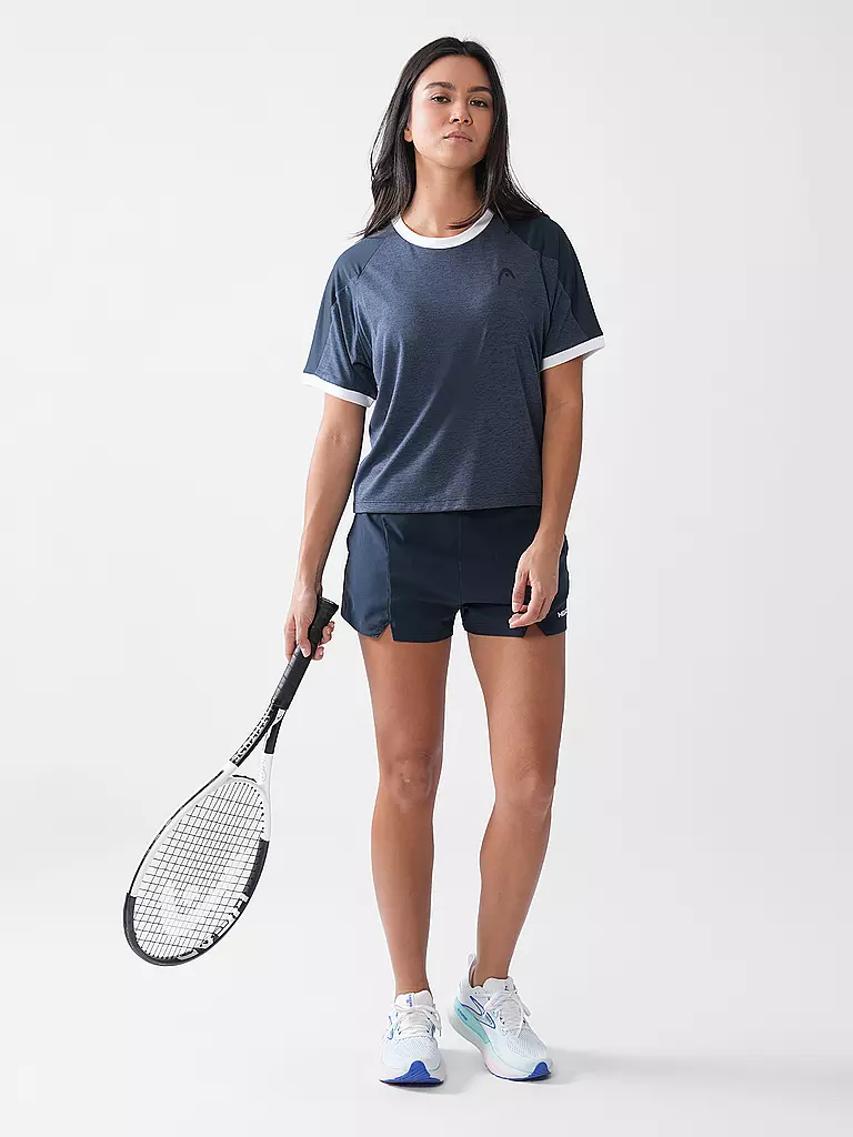 HEAD | Maglietta da tennis da donna Play | Blu scuro
