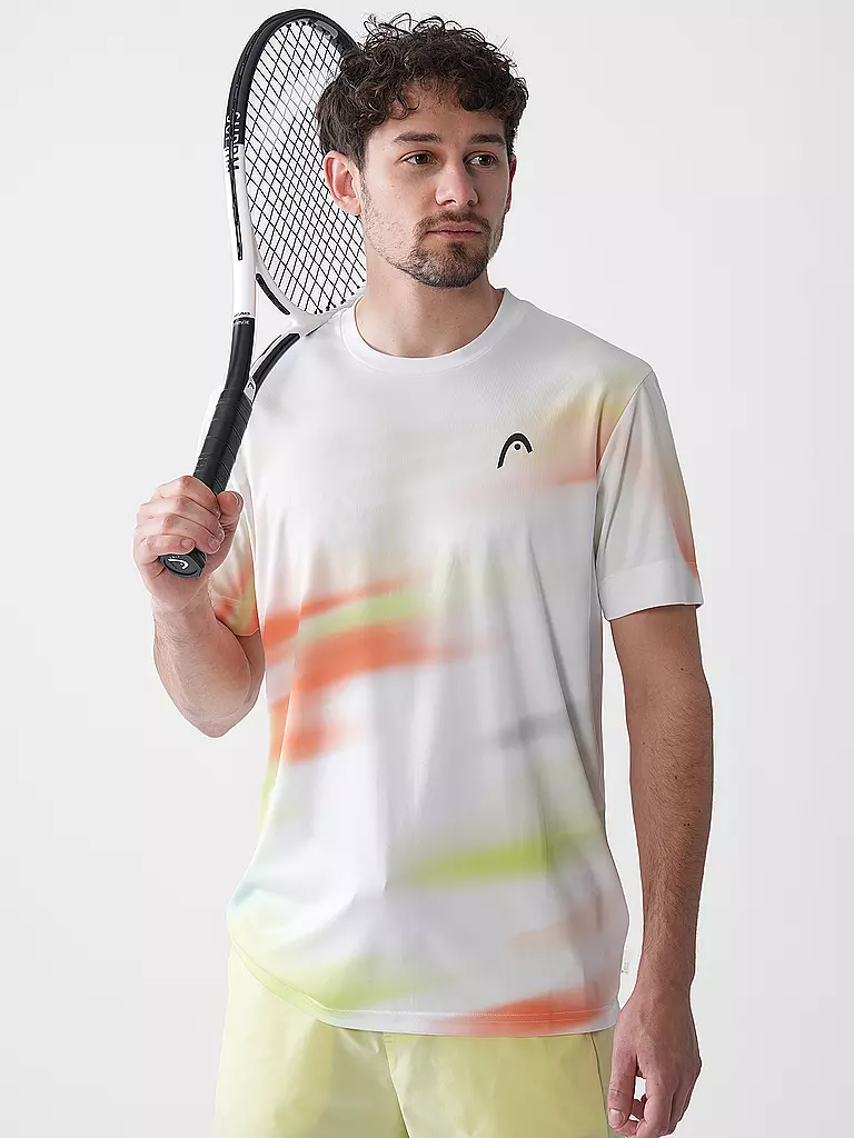 HEAD | Maglietta da tennis da uomo Blur | Multicolore