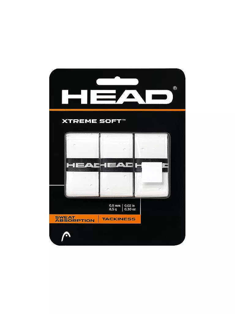 HEAD | Overgrip da tennis Extreme Soft | Bianco