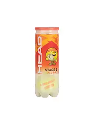 HEAD | Palla da tennis Stage 2, confezione da 3 | Giallo