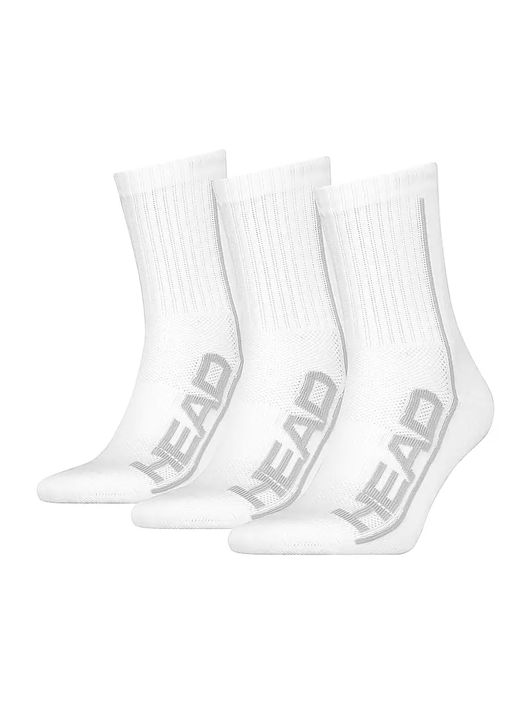 HEAD | Tennissocken Performance Short Crew 3er Pack | Bianco