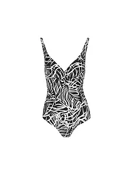 HOT STUFF |  Damen Badeanzug V-Neck | Nero