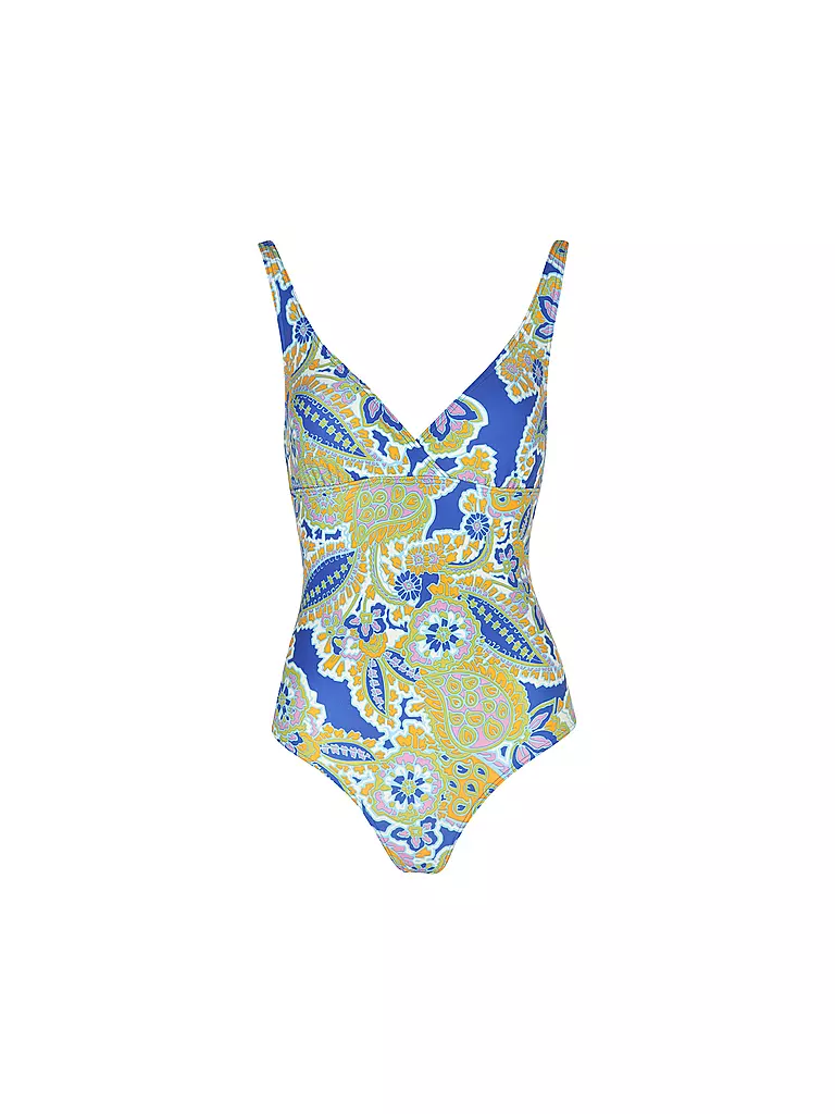 HOT STUFF |  Damen Badeanzug V-Neck | Blu