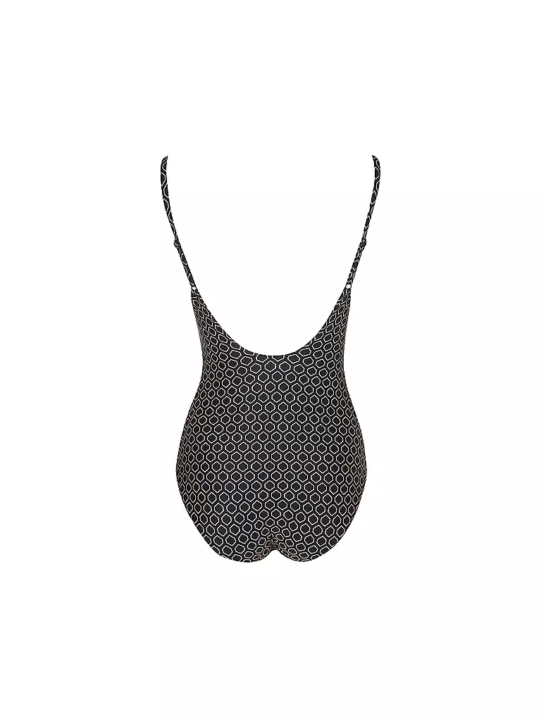 HOT STUFF |  Damen Badeanzug V-Neck | Nero