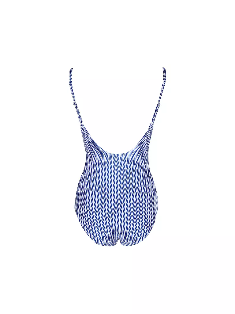 HOT STUFF |  Damen Badeanzug V-Neck | Blu