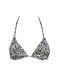 HOT STUFF |  Damen Bikinioberteil Triangel Print | Multicolore