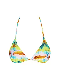 HOT STUFF |  Damen Bikinioberteil Triangel Print | Multicolore