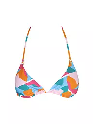 HOT STUFF |  Damen Bikinioberteil Triangel Print | Multicolore